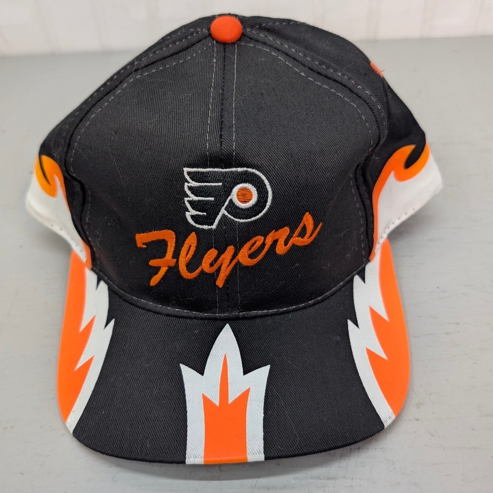 Philadelphia Flyers Youth NHL Hockey Youth Baseball Cap Snapback Orange Black‎